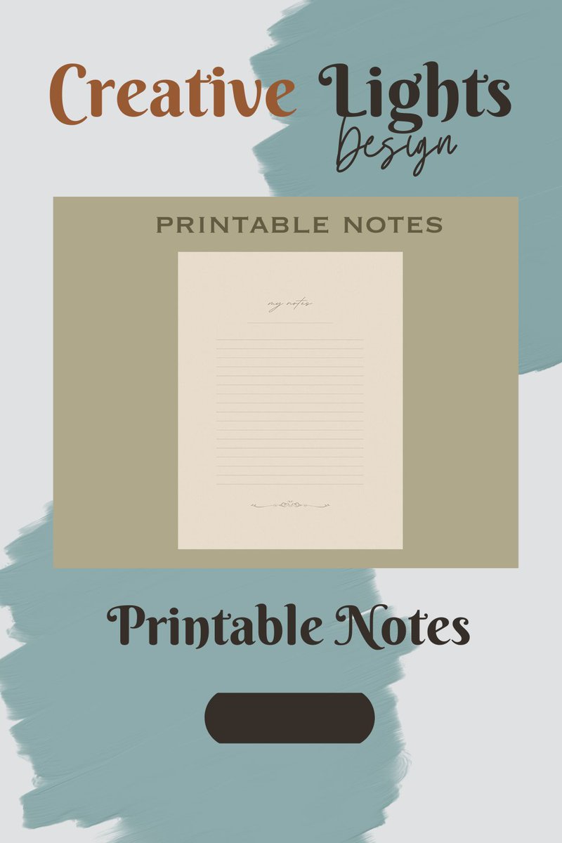 creativelights6's tweet image. Color Printable Notes creativelightsdesign.com/products/color… #Notes #Printable #PrintableNotes #Design #DigitalProducts