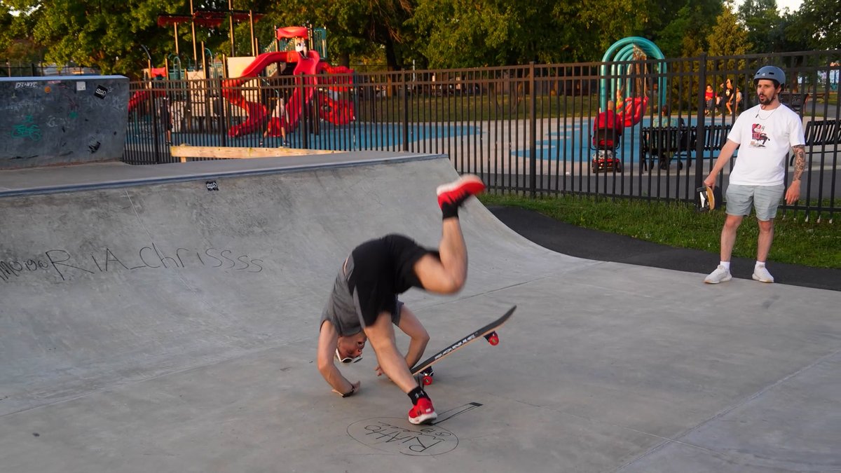 SidequestCrew's tweet photo. 100 rts and we'll drop the skatepark video tomorrow instead of next week https://t.co/C3zKLWNU0G