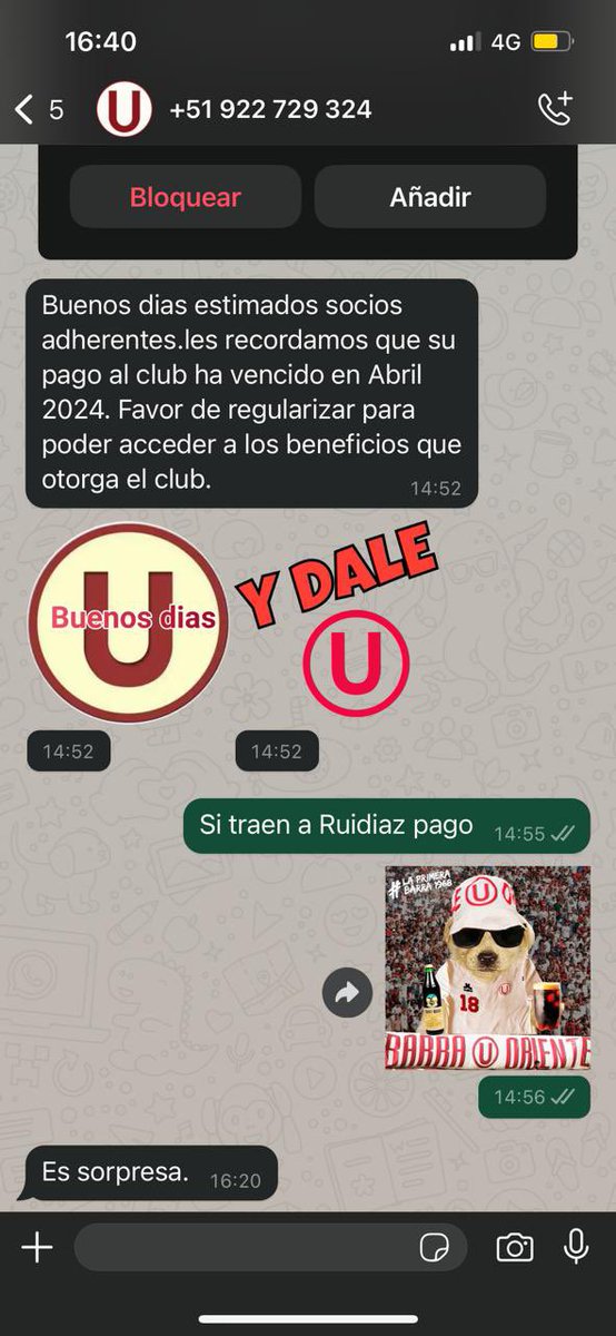 La crema lo supo desde abril, se hizo la gestion para pagar la deuda, a pagar!
dale (U)
<a href="/Gustavo_p4/">Gustavo Peralta Coello</a> <a href="/kioshikubo1924/">Nico Kub 🆄🍥</a> <a href="/nicolassalazarl/">Nicolás Salazar</a> <a href="/SoyHinchaDeLaU/">Soy hincha de la Ⓤ</a> 
<a href="/hinchadacrema/">Hinchada Crema</a>