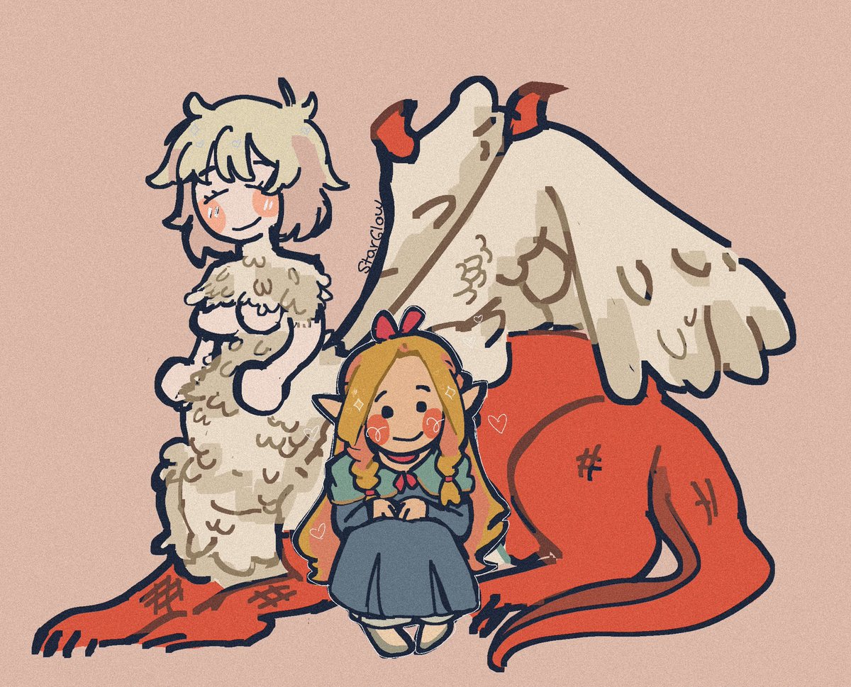 ファリントーデン ,マルシル 「#Farcille doodles I've done 」|StarGlow🌻@ LAYTON IS BACK☕のイラスト