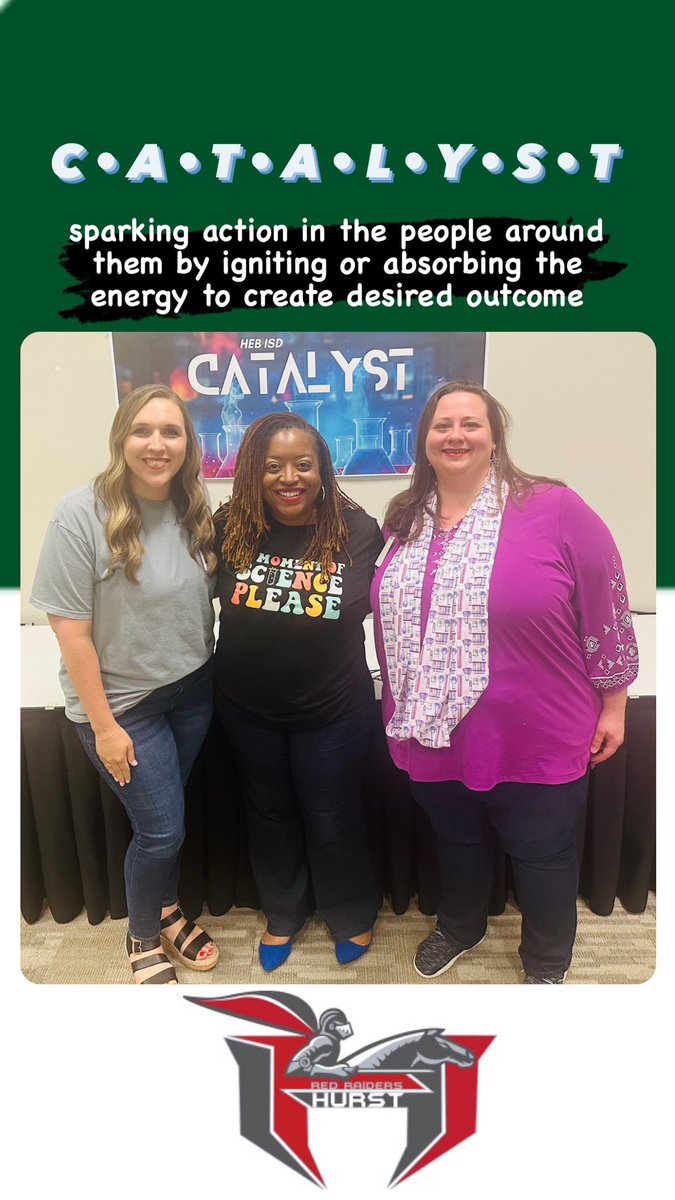 Week 1 in <a href="/hebisd/">HEB ISD</a> is ✅! Ended with the 2024 Leadership Symposium where the Executive Leadership Team provided an engaging, packed day of valuable learning while ensuring we internalized this year’s theme #Catalyst 🔥🧊 #StudentSuccess #ItsWhatWeDo #HopDontDrop #HurstIsFirst