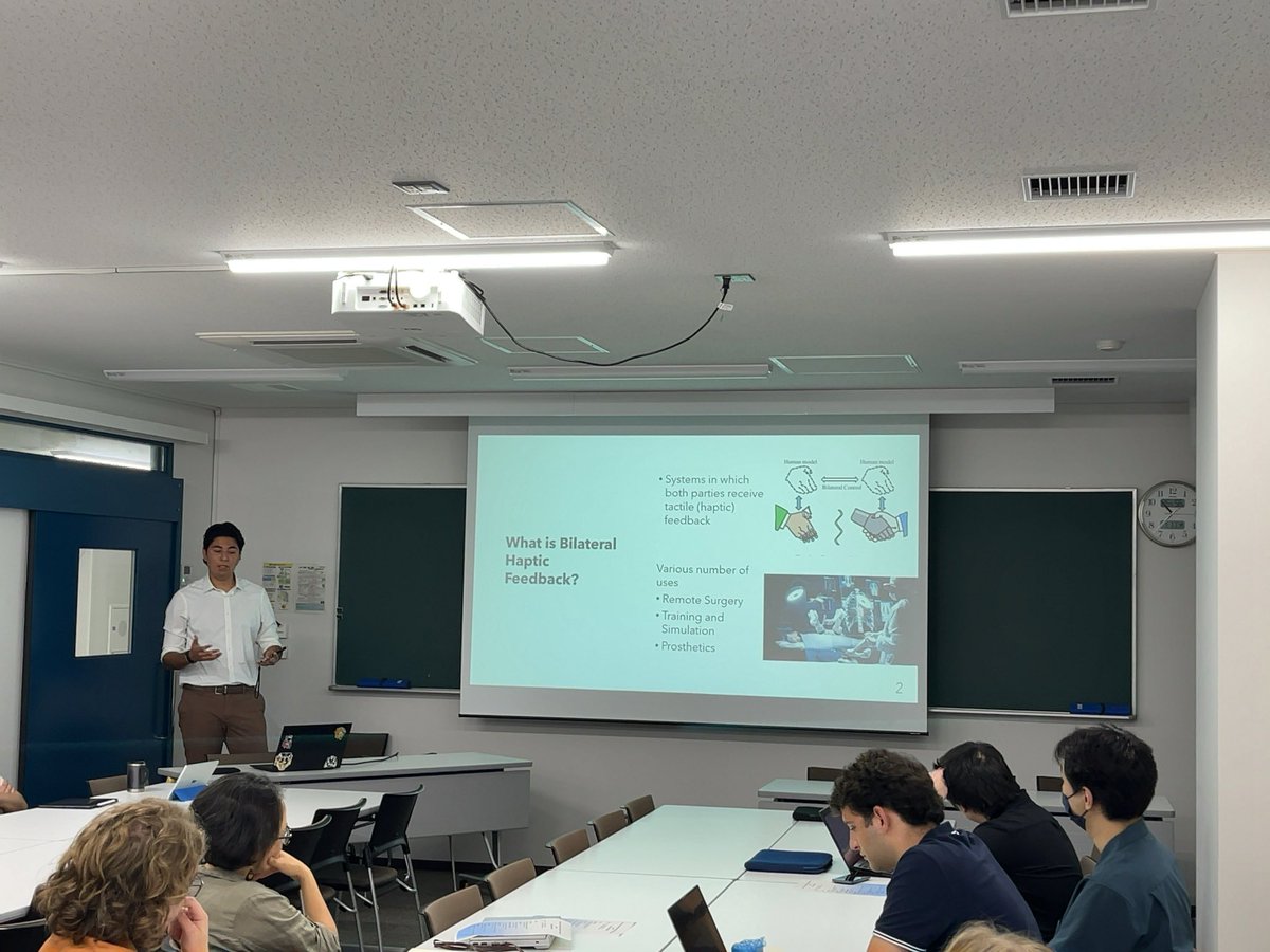 LabSeki's tweet photo. アメリカのクレムソン大学から留学生が来ました！
2ヶ月の短期間でしたが、研究室メンバーと楽しく研究活動を行いました！
Thank you, Julio! Adios🤞

(左)飲み会　(右)成果発表会 https://t.co/4PlnHARBEI