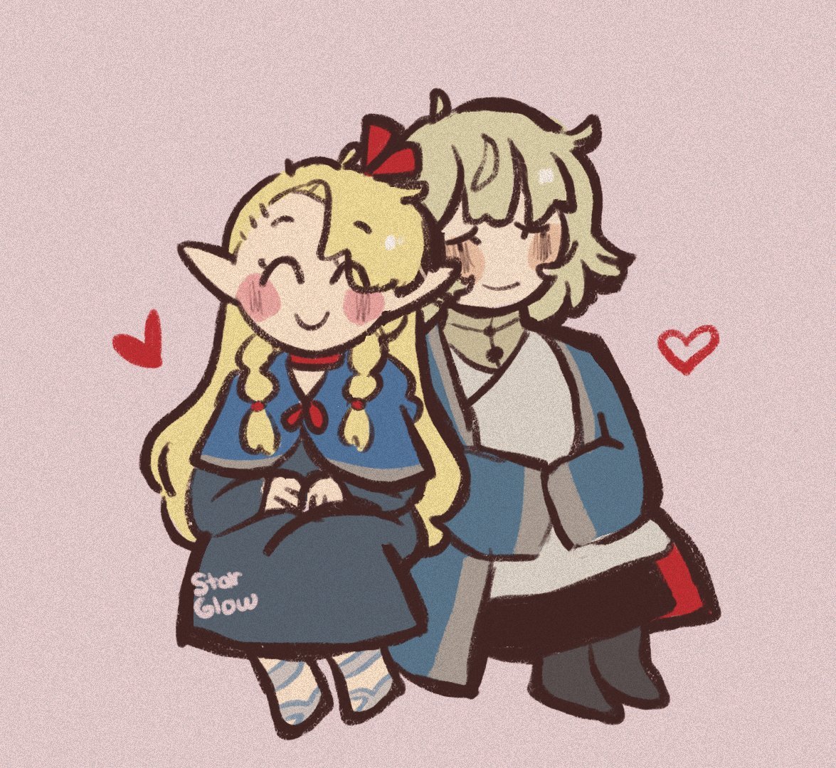 ファリントーデン ,マルシル 「#Farcille doodles I've done 」|StarGlow🌻@ LAYTON IS BACK☕のイラスト