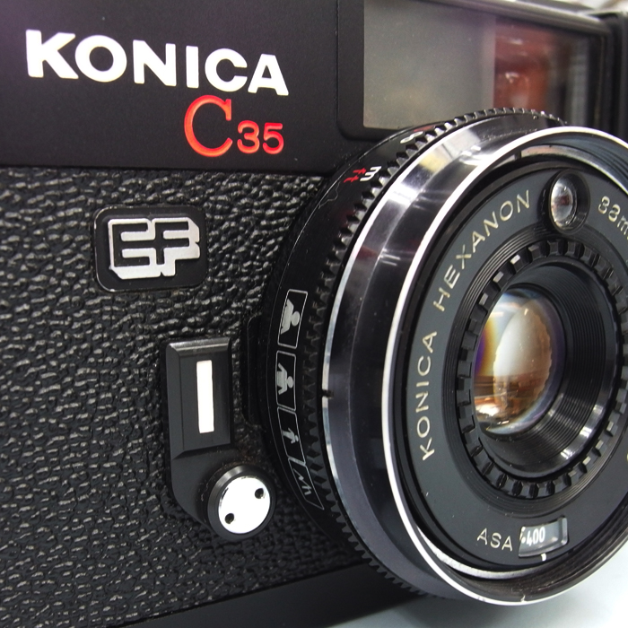 395- KONICAコニカC35EF ピッカリコニカ 分解整備済の完動極美品