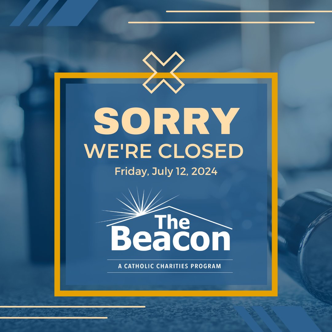 beaconhelps's tweet photo. 📢 HEADS UP: The Beacon is closed Friday!

Due to an emergency plumbing issue, The Beacon will be closed Friday, July 12. Guests utilizing the @Porchlightinc shelter will be allowed to stay at Porchlight, 2002 Zeier Road, for the entire day and lunch will be served at 12:00 p.m. https://t.co/xFAYxHEhFy