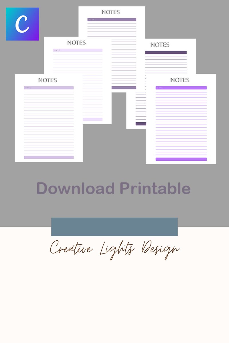 creativelights6's tweet image. Purple Printable Notes creativelightsdesign.com/products/purpl… #Notes #Printable #PrintableNotes #Design #DigitalProducts