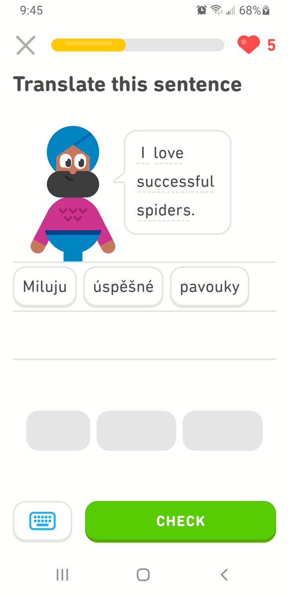 DuoLingo, have you ever been to Czech Republic?