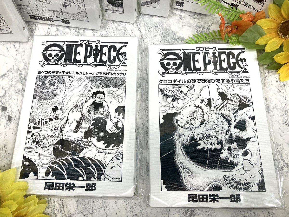 新商品】原画商品 扉絵アートボード ルフィ/ゾロ/サンジ/ロー/エース