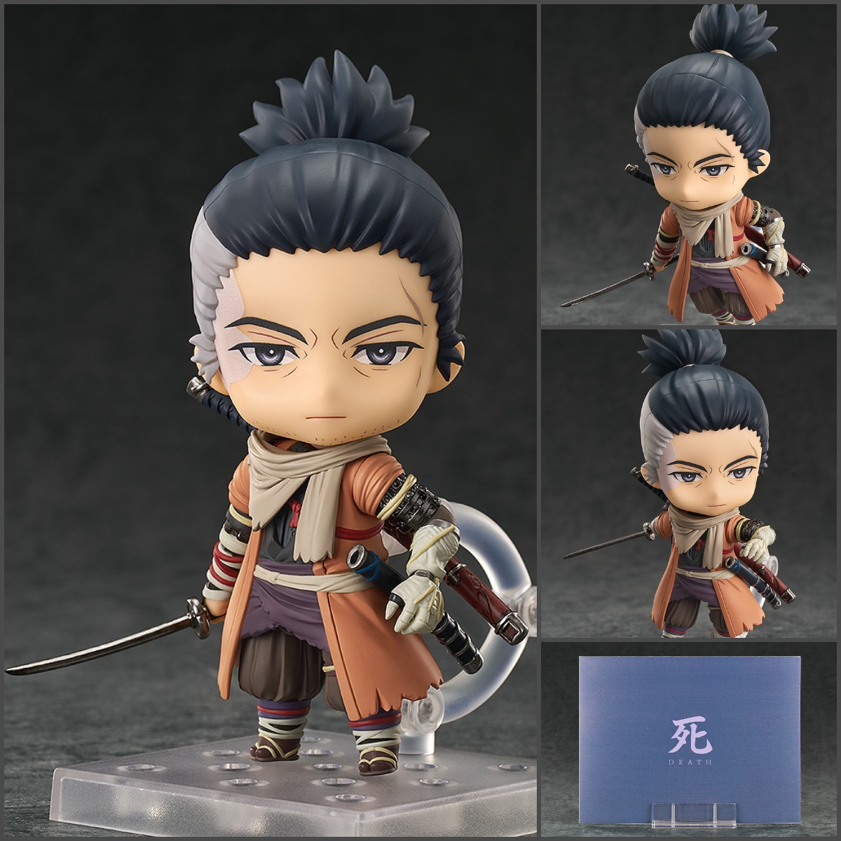 GoodSmile_US's tweet photo. From "SEKIRO: SHADOWS DIE TWICE" comes a Nendoroid of the one-armed shinobi Sekiro! The Wolf comes featured with the signature Kusabimaru, Mortal Blade with sheath, and "Death" effect sheet! Preorder the legendary shinobi today!

Shop: https://t.co/HtiymaW0ri

#Sekiro #Goodsmile https://t.co/iVMLJWZA6L