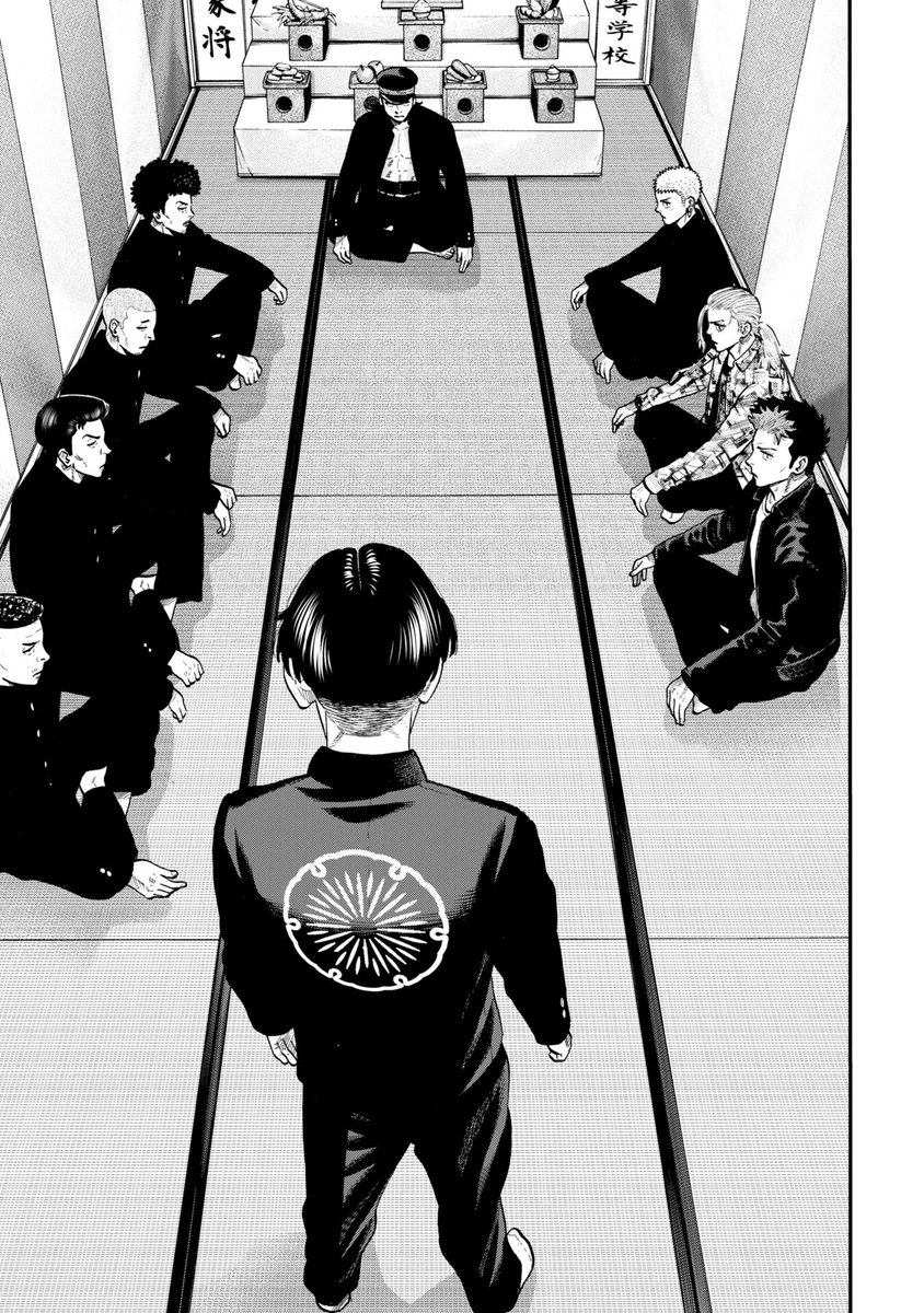「総理の息子が生徒組長総会に出る話」(3/3)
ヴィランの学校 - 奥嶋ひろまさ / 第14話 組長総会開催! | くらげバンチ (https://t.co/kZg5bGgZj0)