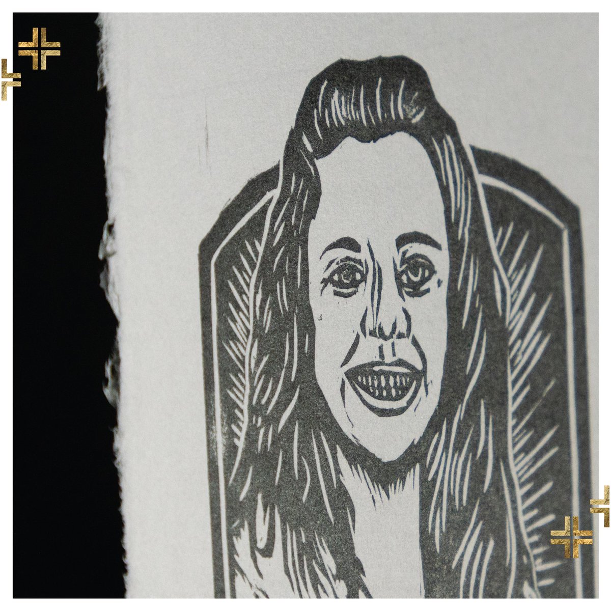 cmillervisuals's tweet photo. American Eucharistic Witness no. 13 - Servant of God Michelle Duppong for National Eucharistic Revival.

“Michelle Duppong” by Connor Miller
woodcut print // 8.5”x13”
hosho paper // intaglio ink https://t.co/YgXWIKbwHj