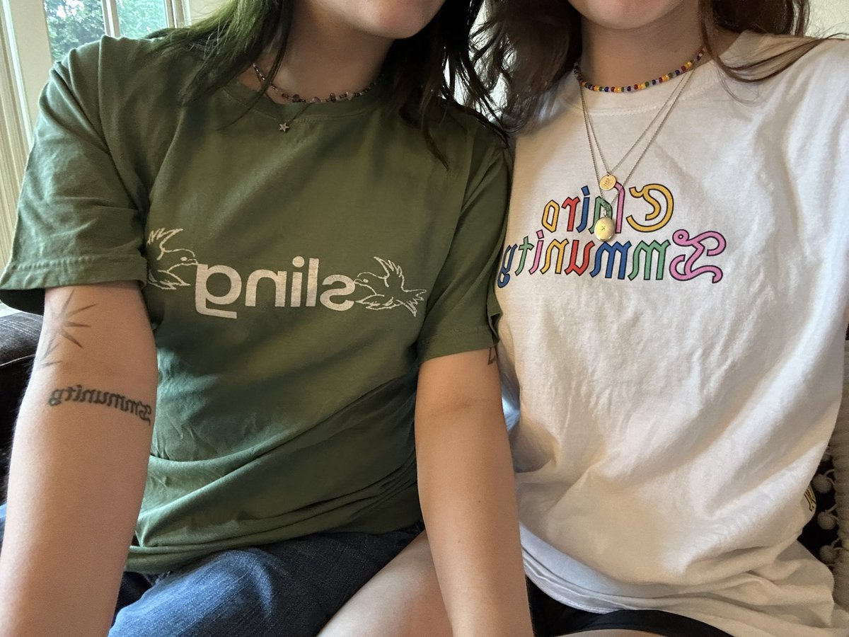 aIewife's tweet image. gf and i are charm ready!!! @clairo