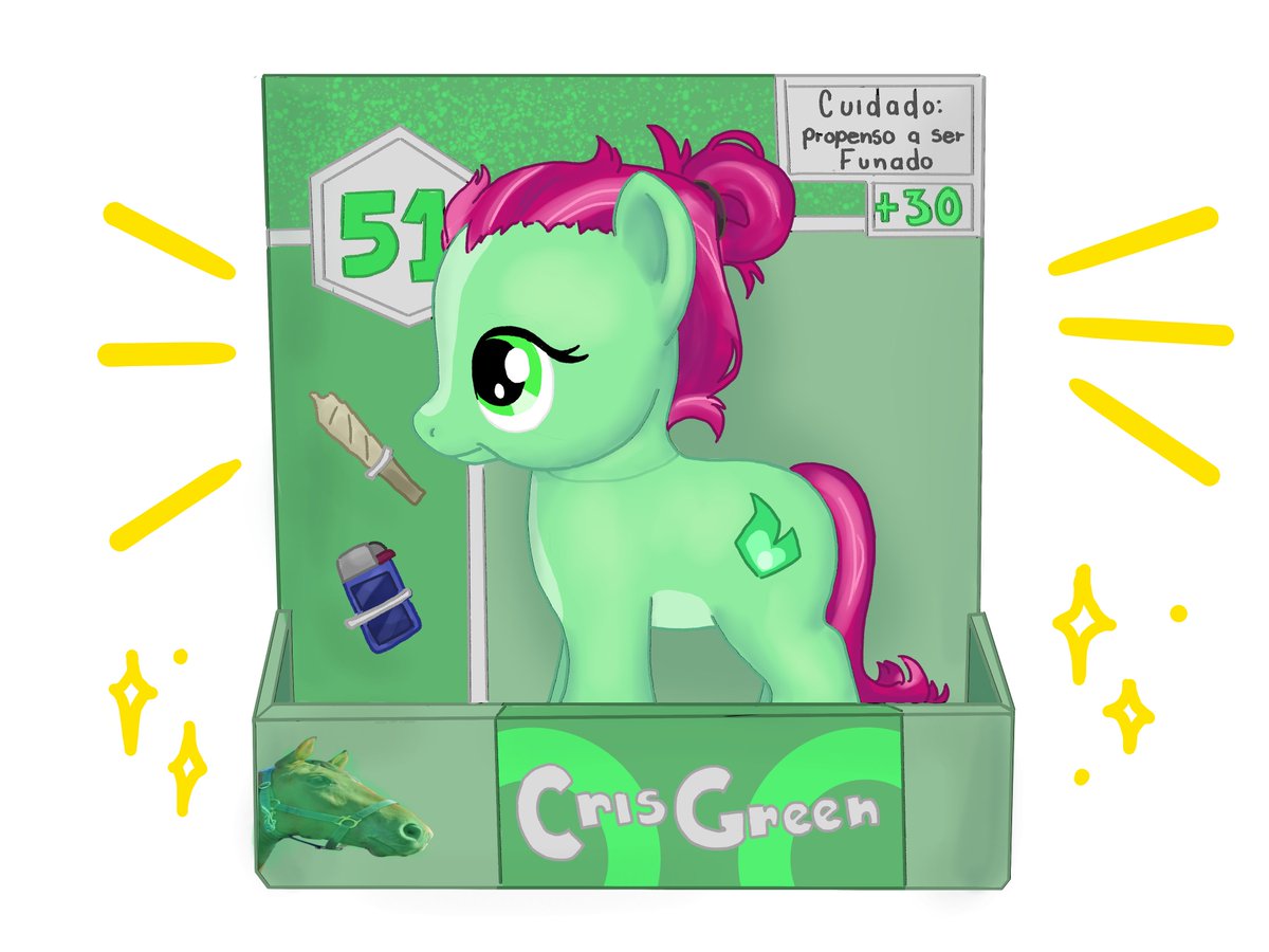 d5_5j's tweet photo. Les presentamos la nueva figura de Crisgreen, con accesorios que acompañan a tu pony en sus mágicas aventuras, consíguelo en tu tienda mas cercana

🐴#CubiArt #CubiArtCris #CubiartCrisGreen #RetoElitecraft2🐴 https://t.co/eP9uFFLbKB