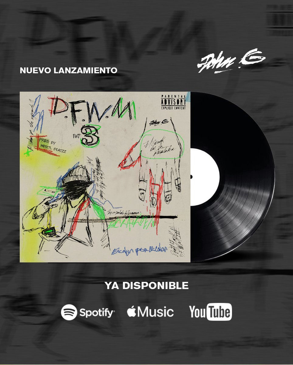 Dohn_G's tweet photo. "D.F.W.M.3"  Nuevo tema disponible en #Spotify 

https://t.co/oS2b0V90Wl https://t.co/RrmaZjrenW