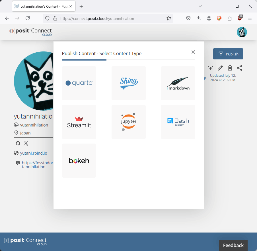 yutannihilation's tweet photo. とりあえずちょっと触ってみました。

Posit Connect Cloud を使ってみる｜yutannihilation https://t.co/McJwBDEATH #zenn https://t.co/HgFkYTx2aI
