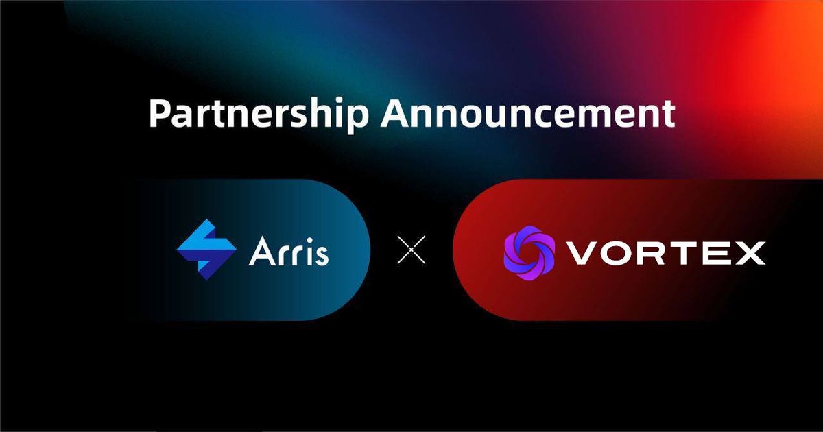 📢 Exciting Partnership Announcement!  

We're thrilled to announce a new partnership between <a href="/Arris_io/">Arris</a> and <a href="/VortexDexOffice/">Vortex🚀</a> ! 🎉 

Vortex is a multi-chain liquidity aggregator exchange based on the ZK-SNARKs protocol. They offer a variety of trading products including spot