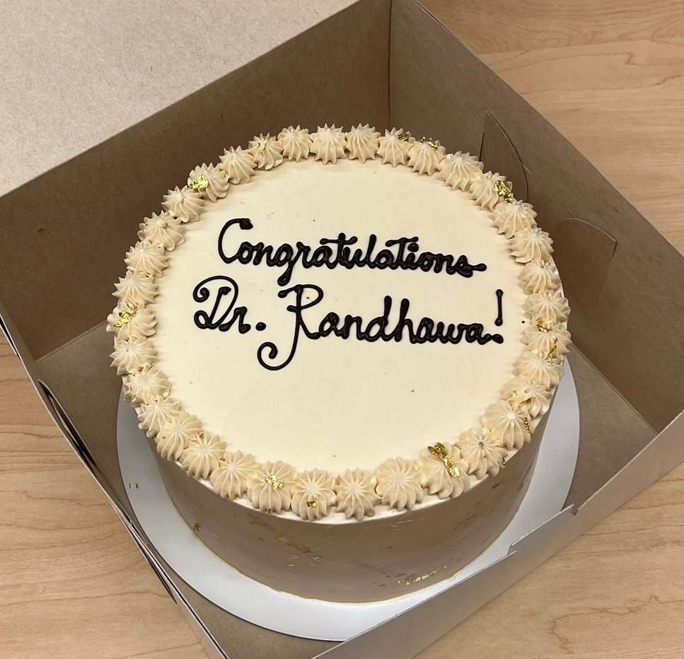 CaterinaRamogi1's tweet photo. Congrats to the newly minted Dr. Randhawa @parmissaran, who became PhD #2 from the group. She absolutely crushed it!  @SFUChemistry @TRIUMFLab #WomenInSTEM https://t.co/YvkihJcPWG