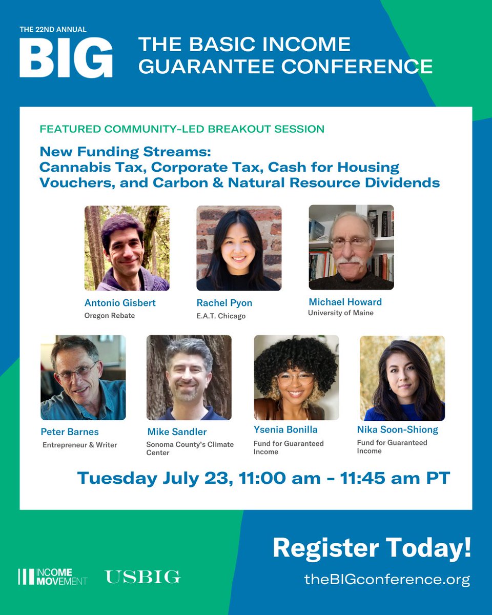 The Basic Income Guarantee (BIG) Conference tweet media