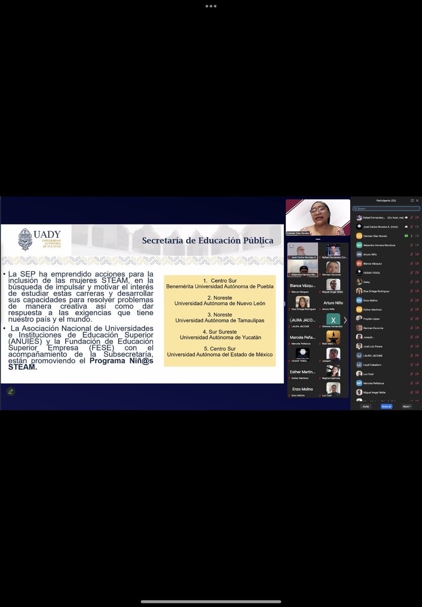 amiac_oficial's tweet photo. donde nos presentó los programas que se han desarrollado en México para el desarrollo de mujeres en los campos de Science, Technology, Engineering and Mathematics.
Habló también de los programas desarrollados en conjunto por la UADY, la SEP y diversas instituciones https://t.co/phDoFPKF4x