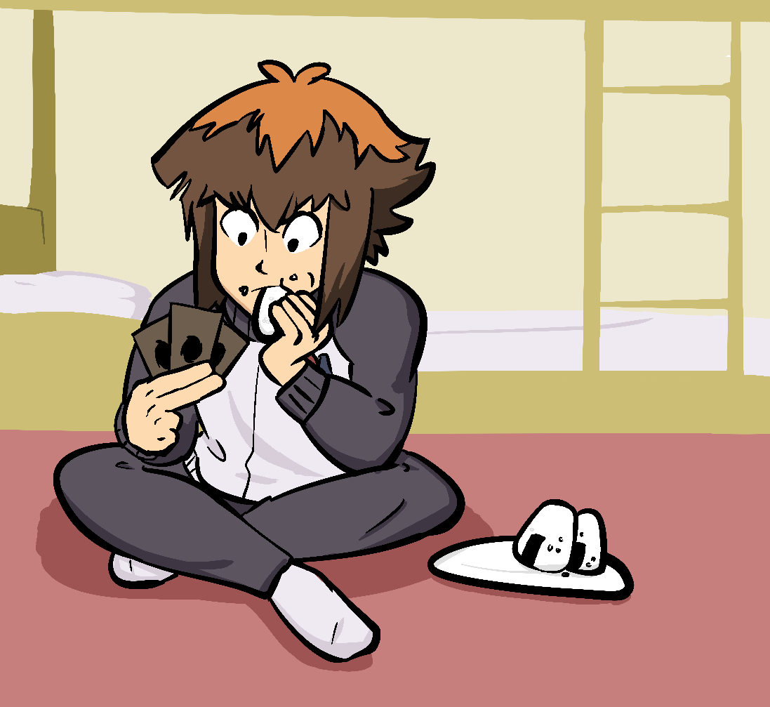 fish_birdy's tweet photo. Rewatched the graduation duel in Yugioh GX, poor Jaden Yuki used his two brain cells to plan ahead and Zane Truesdale called him a fraud 😔 my boy tried learning, don’t discourage that https://t.co/32eqkBuRRE