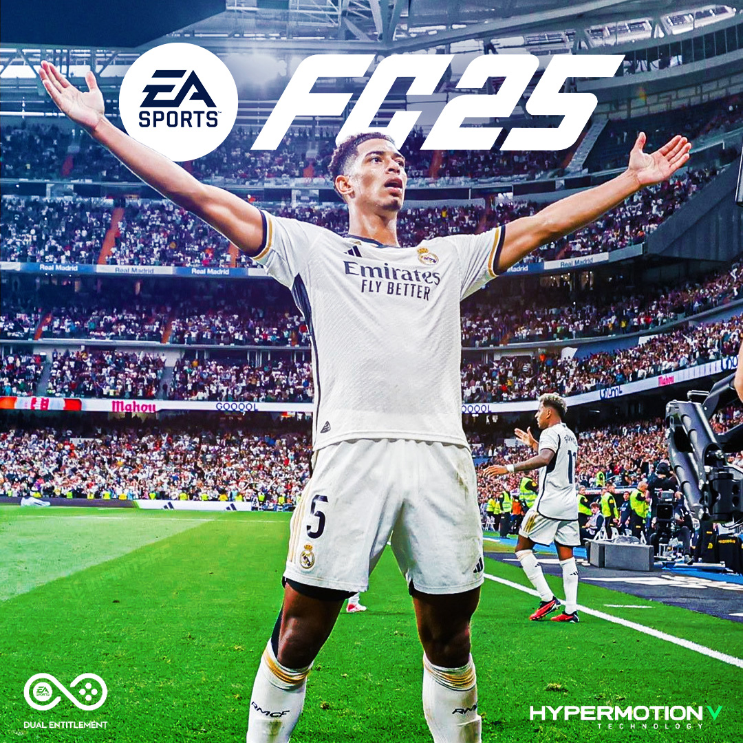 SoccerGaming's tweet photo. Jude Bellingham 🏴󠁧󠁢󠁥󠁮󠁧󠁿 is the #FC25 cover star! 🙌 https://t.co/8nS0jH2pxJ