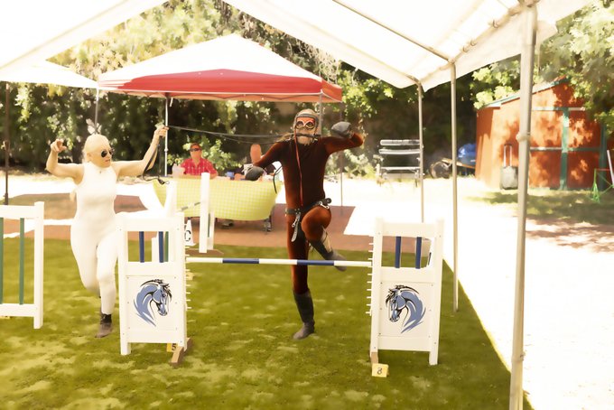 Equus International Pony Play Event: Jumping  It is always thrilling to take Speckles reins. https://t