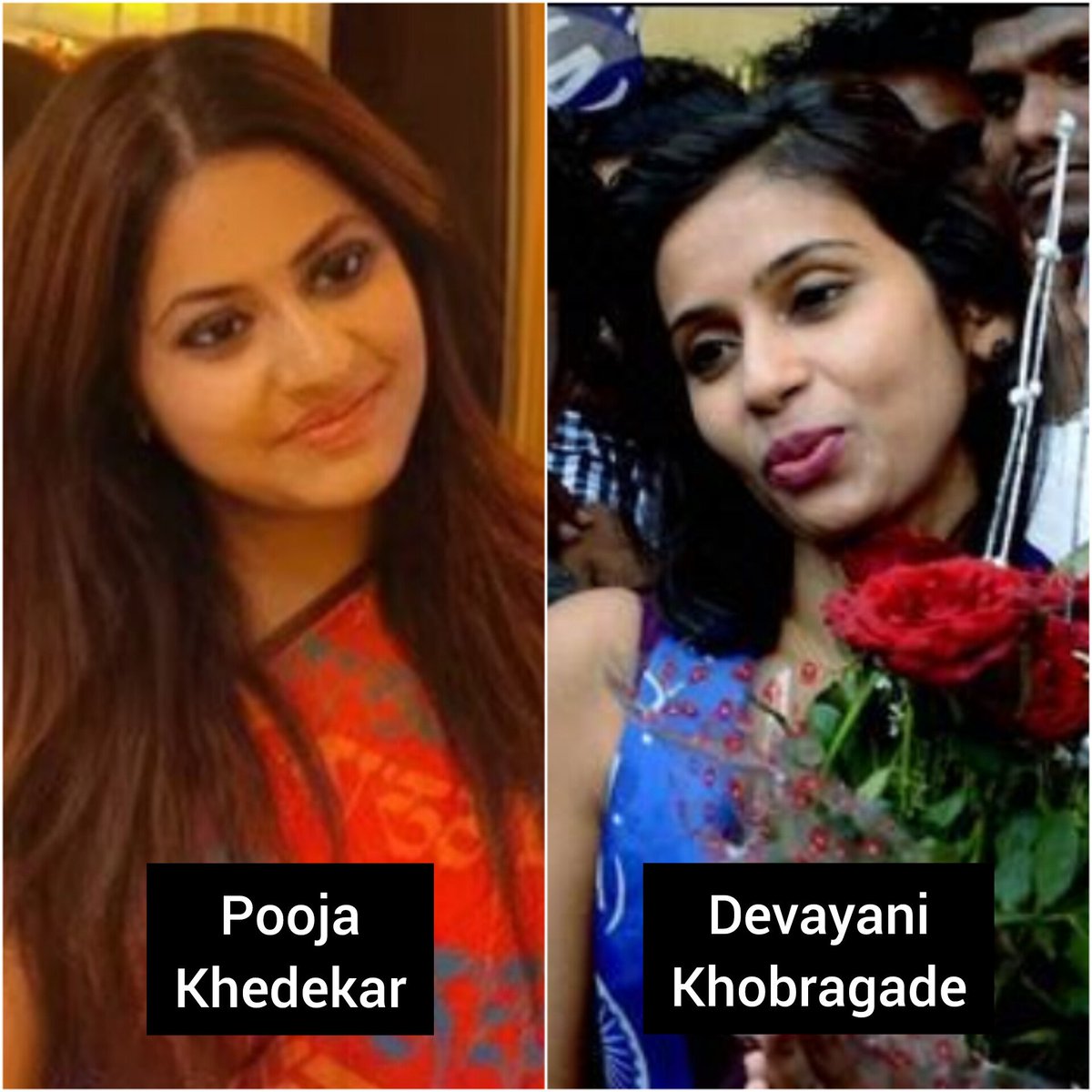 total_woke_'s tweet photo. #PoojaKhedkar is a story of privilege, but it is not new. There is a class of people that rules us common subjects (yes, not citizens) and we are helpless against them because every pillar of establishment is part of the same big boys club.

11 years ago we had the case of another MBBS turned govt officer, daughter of a controversial govt officer  in the headlines. Devayani Khobragade who, despite corruption accused super rich father (ran BEST in Mumbai for years), American husband and children, owning 9 properties before she turned 40, owning a flat in corruption tainted Adarsh society was presented by the media and the babudom as an oppressed Dalit woman because she was caught under paying her house maid in the US. She violated US Visa rules and brought disrepute to India but Indians were holding protests for her in India 😂 because media and Babus told us to. Khobragade is so entitled, in 2015 she demanded the govt give her American children dual citizenship (so they can continue the family business of govt service) when Indian law has no such provision. She actually thought she deserved a special law because she is a poor oppressed woman :(

Even now some caste huthiya from Maharashtra will stand up to defend Pooja Khedekar and her father. Akhilesh will declare her innocent and even students who get all their info from YouTube influencers will support her and she will get away with this.

They don't rule because of the power their position holds. They rule because they can tell us what to think.