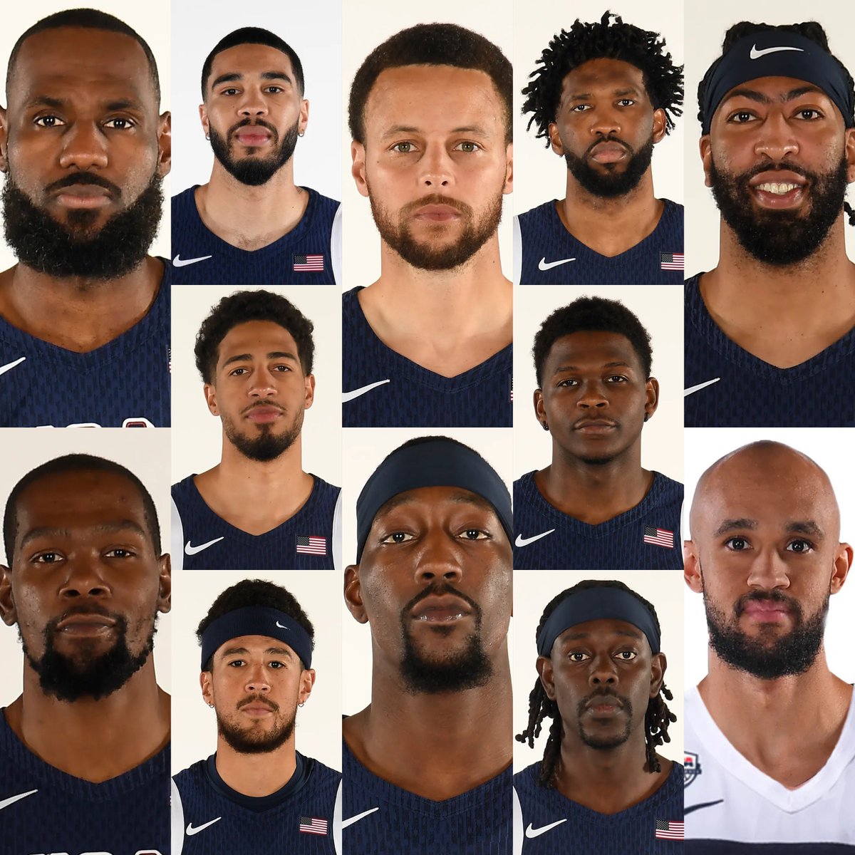 LegionHoops's tweet photo. Which players would you start for Team USA? 🇺🇸 https://t.co/PAQTgnspxu