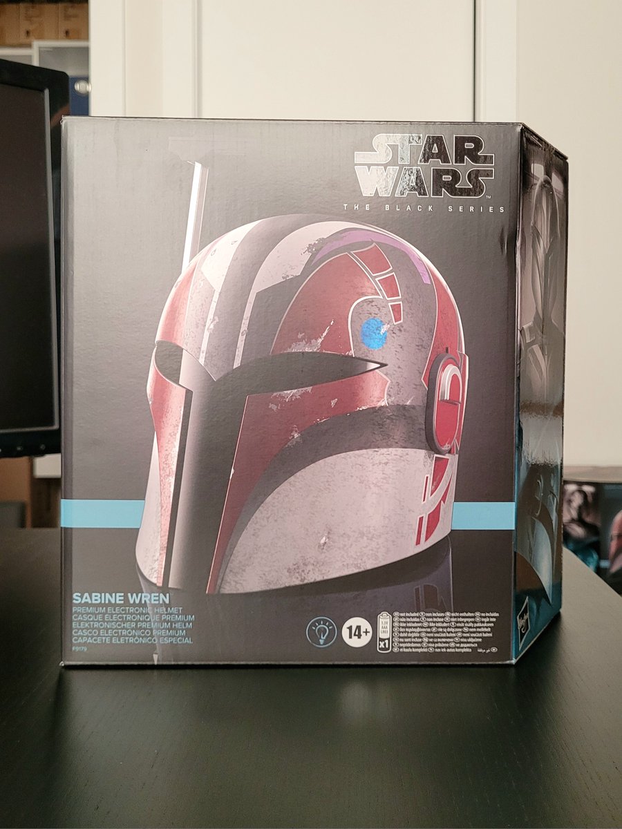 BountyCollect's tweet photo. New arrivals alert! Currently in stock now:
Star Wars The Black Series Sabine Wren Electronic Helmet

https://t.co/WLnlGPajXw

#hasbro  #starwars #starwarstheblackseries #SabineWren #Ahsoka #AhsokaSeries #StarWarsRebels #mandalorian #starwarshelmets #bountycollectibles https://t.co/q5yEbQyrGh