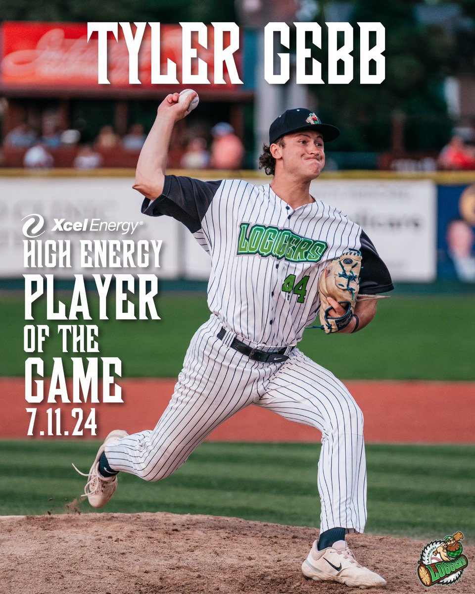 La Crosse Loggers Baseball Club (@laxloggers) on Twitter photo Game 2’s <a href="/xcelenergy/">Xcel Energy</a> High Energy Player of the Game: <a href="/Tyler_Gebb14/">tyler gebb</a>⚡️
2.2 IP, 0 ER, 2 K’s, SV Game 2’s <a href="/xcelenergy/">Xcel Energy</a> High Energy Player of the Game: <a href="/Tyler_Gebb14/">tyler gebb</a>⚡️
2.2 IP, 0 ER, 2 K’s, SV