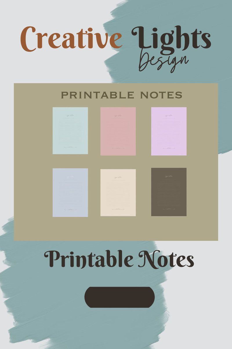 creativelights6's tweet image. Color Printable Notes creativelightsdesign.com/products/color… #Printable #Notes #PrintableNotes #Design #DigitalProducts