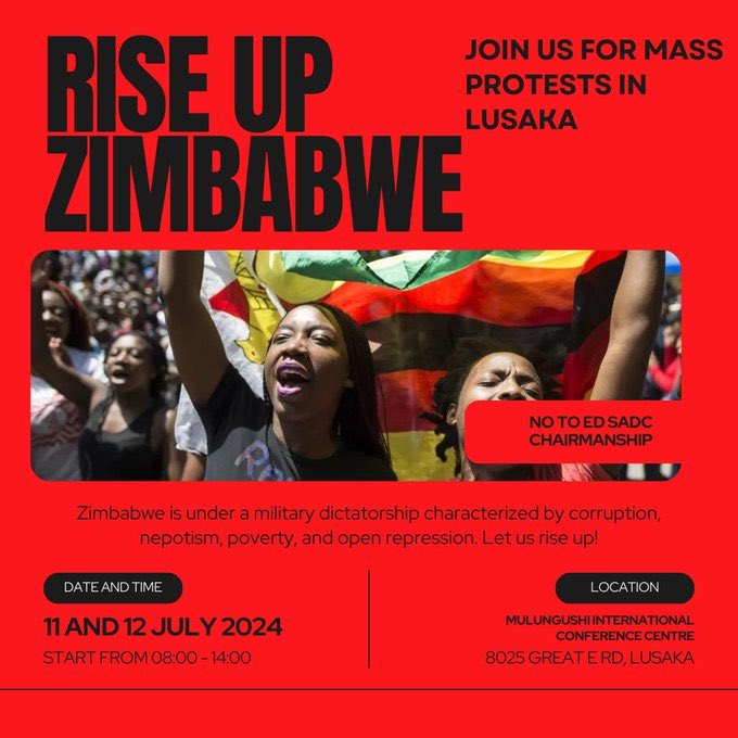 zanupf_patriots's tweet photo. Yesterday Zimbabweans in Zambia refused to support Chamisa led nonsense‼️

No one attended the planned protests in Zambia. https://t.co/R2FITgqbA7