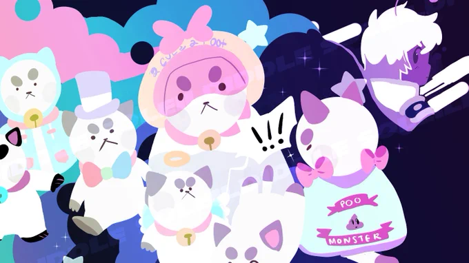 Happy Bday you two sweet freaks you changed my life i think-#BeeandPuppycat 