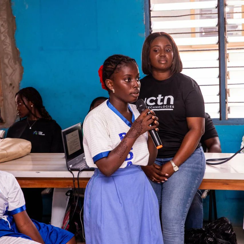 IdaPadikuor's tweet photo. Through @ctntech's Future STEM Leaders Initiative, 2023 @internetsociety Youth Ambassadors @IdaPadikuor and Nana Ama Yeboah organized an online safety workshop for over a 100 adolescent girls. 

#ISOCDay #MyRegionConnects #internetsociety #IGF2024 @ISOC_Africa @VictorNdonnang https://t.co/yplNWKbsUs