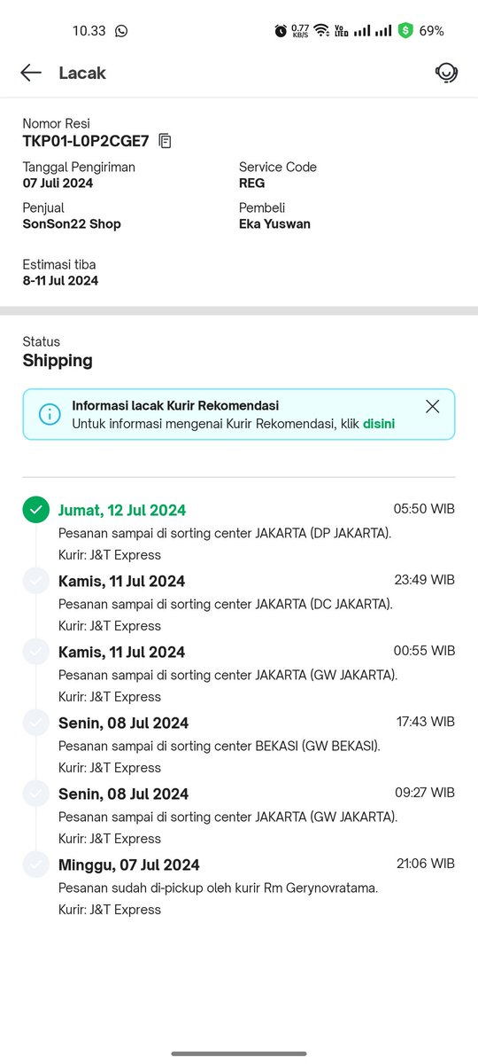 ekamvret's tweet photo. @jntexpressid TKP01-L0P2CGE7
Paket gw nyasar nih min, gw gabisa mandi jadinya https://t.co/zUyWrrRHYH