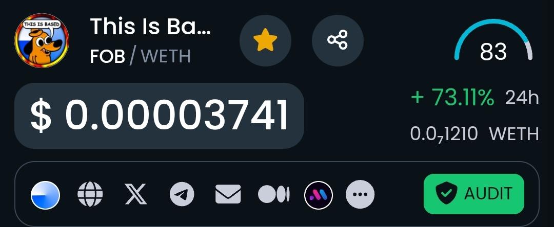 thisisbased_'s tweet image. Sheeeeesh how about an honorable mention when you post your 'Green on Base' post @1CrypticPoet? 🫡😁 We're getting better and better all the time. Wait for our new upgrade for the burn utility that will include a rev share model for holders 😉 #Memetility $FOB