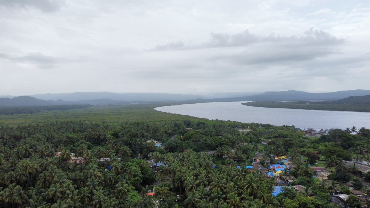 vu3one's tweet photo. Picturesque #Kundalika river @ #Chaul, #Revdanda. July Monsoon ЁЯШН #Ashtagar https://t.co/Ytyd5XzI6N