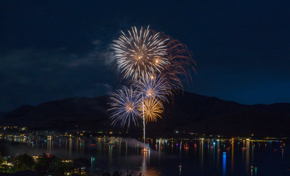 kels_wx3's tweet photo. Lake Chelan #fireworks never disappoint!! Love how these shots turned out. @visitlakechelan 

📷 #sonyA6600 https://t.co/AGA1AeDXlv