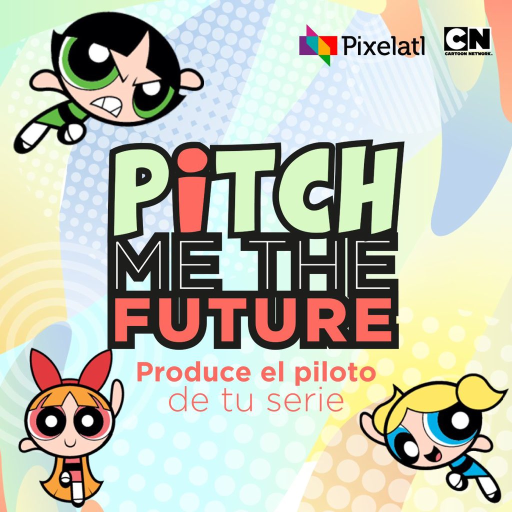 Pitch me the Future. ¿Sueñas con producir un piloto y verlo en tu canal favorito? Si eres creadora en América Latina, ¡esta es tu oportunidad! Envía tu biblia y gana el apoyo para producir y distribuir tu piloto en Cartoon Network. Tienes hasta el 29 de julio. 
Consulta las bases