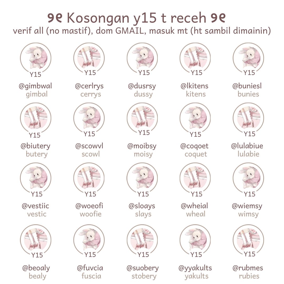 watnrmelon's tweet image. ୨୧ wts acc kosongan y lama t receh ୨୧

⌗ verif all, nomor luar (no mastif)
⌗ @ mulchar
⌗ -ssb (ganti usn)
⌗ masuk mt, ht (sambil dimainin)
⌗ domain Gmail

💸 10,5k / each

#zonauang