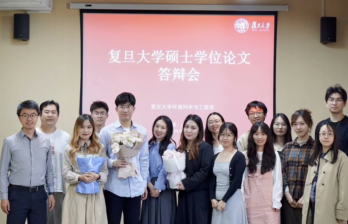 Three MS students graduate this year. Haohua got full scholarship for a PhD program in EPFL. Fan landed a job in Beijing in finance industry. Doris continues her PhD in our group. Their works are published in ES&amp;T, ES&amp;T Lett. and ACS Earth Space Chem. All the best to them!