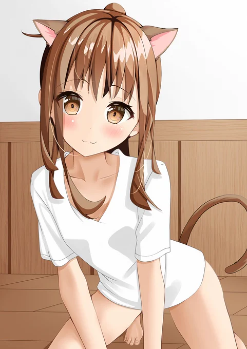 #艦これ猫耳文月ちゃん!!!!! 
