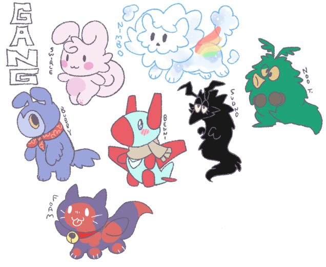 been collecting/creating little scrunklies like they're stones for my gauntlet