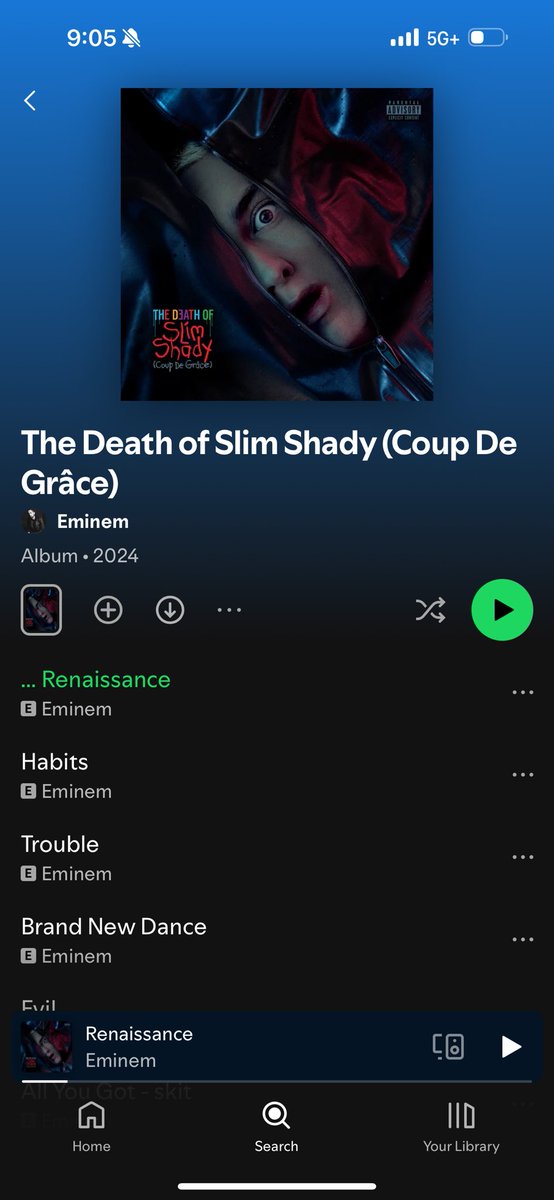 ShawnIsShady's tweet photo. EMINEM DROPPED THE GREATEST ALBUM OF ALL TIME https://t.co/NxJ2CJlPw3