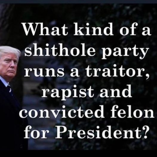 Trevor_Allan_1's tweet photo. #TrumpIsNotFitToBePresident 
#TrumpPedoFiles 
#TrumpIsARapist 
#TrumpIsProject2025 
#TrumpIsATraitorAndAConvictedFelon https://t.co/na5i0SUYP6