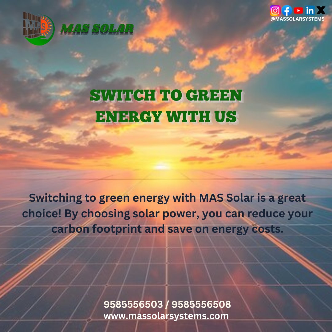 Massolarsystem's tweet photo. Know More Visit:
https://t.co/pFBPlOcytV
#Massolar #solarenergy #solarpanels #greenenergy #gogreen #nature #Renewable #sunrise #light #electronics #products #newpost #technology #support #reach #metaverse #meta #post https://t.co/ncy3J0Dhqo