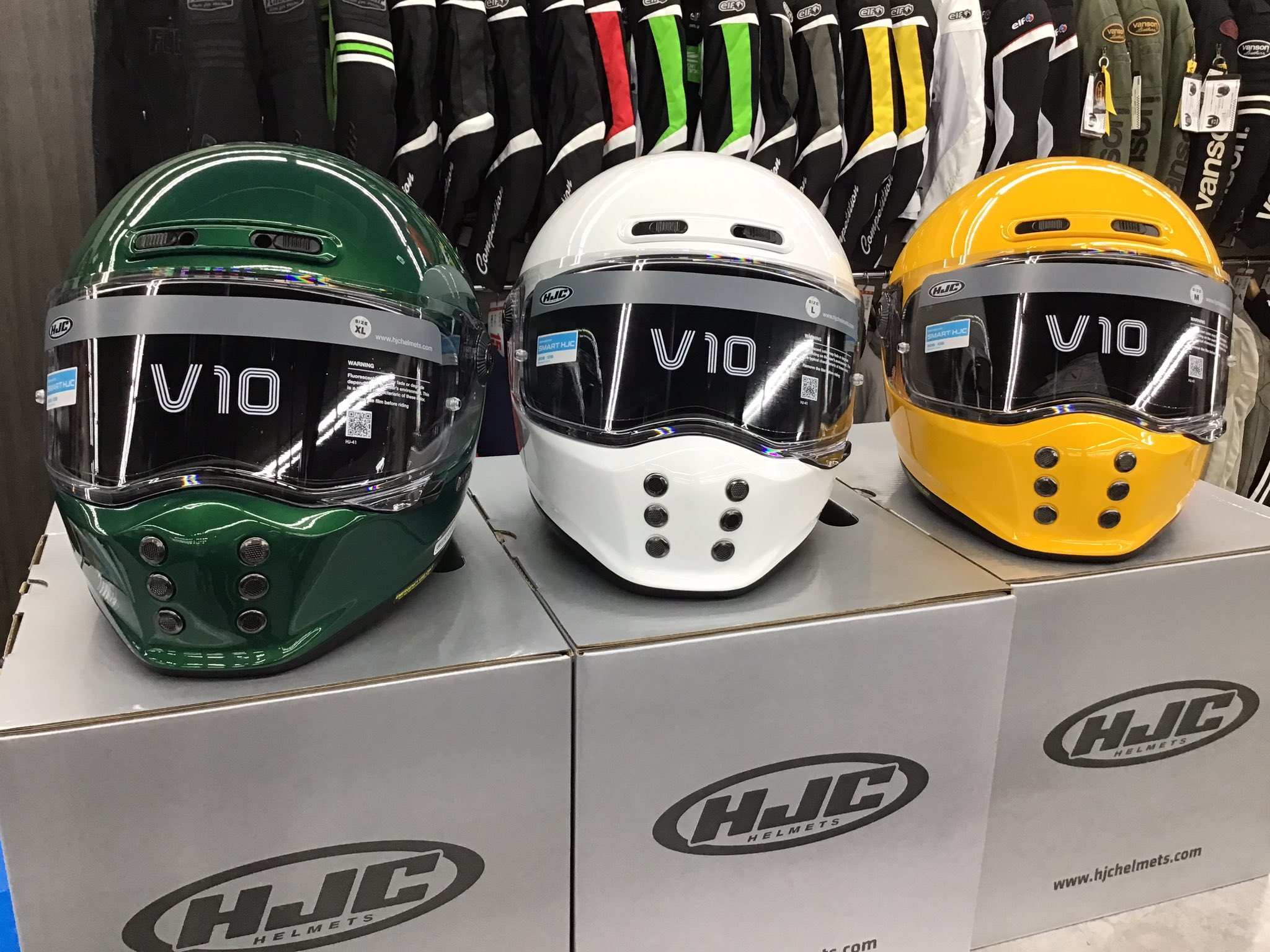 HJC V10つや消し黒XL （FULL FACE HELMET - HJC Helmets Japan）