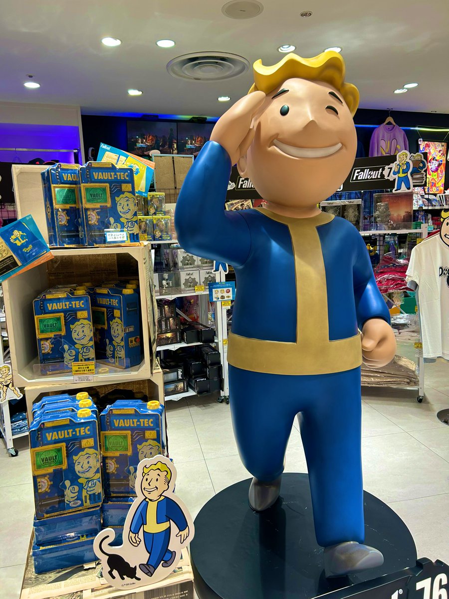 【#Fallout mini POP UP STORE 】
ただいまのお時間、整理券お持ちの方をご案内しております。

フリー入場は14:00からを予定しております。

※混雑具合により、再び整理券対応にさせていただく可能性がございます。
予めご了承ください。