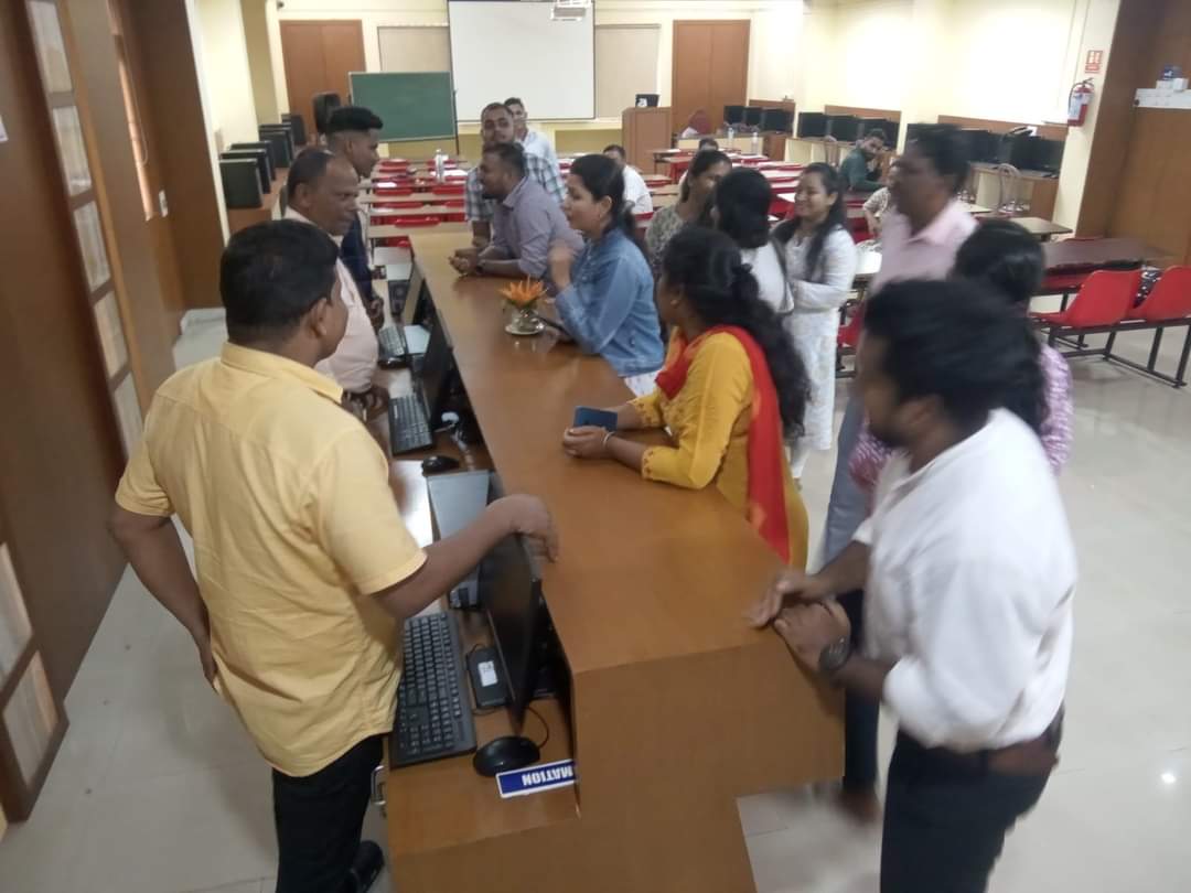 IHM Goa conducted a 5 days Front office training for Receptionist of GTDC 10-14 June, 2024
25 participants engaged in class room and practical sessions of working at the Front Desk of a hotel. 
The sessions were conducted by Mrs. Colleen Sequeira and Mr. Abhishek Nandi. #nchmct
