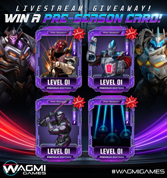 Almost time for another <a href="/WagmiGameCo/">NiFe WARS | WAGMI Games</a> Community SPACE Space space!! 🎉🔥

At a NEW TIME on SATURDAY this week ⏰

Covering updates with Wagmi and Web3, and keeping the mic open for anyone that wants to speak their mind!! 👊🏾

Also GIVING AWAY four Premium Cards provided by my guy